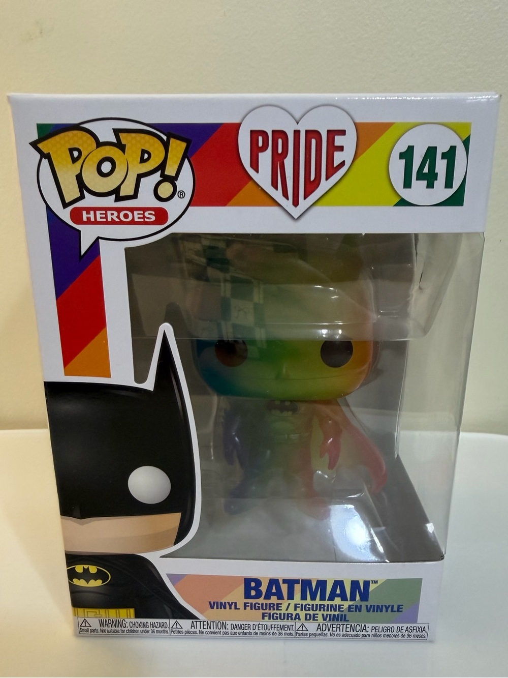 Funko Pop! Heroes Batman Pride Rainbow Vinyl Figure - Multicolor